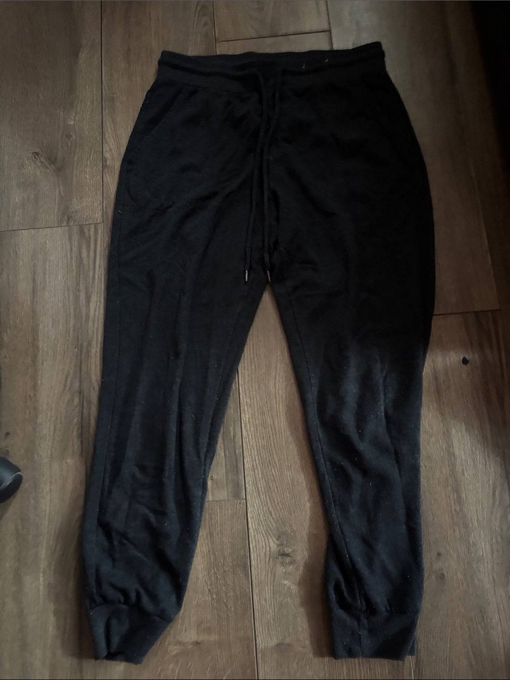 stars above Black Sweatpant Joggers with Drawstring
